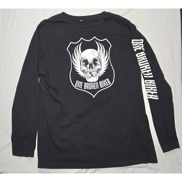 One Broken Biker Other - One Broken Biker Motorcycle Support Long Sleeve Supporting Injured Riders‎